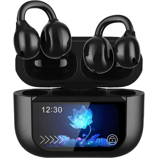 Fone de Ouvido Sem Fio G-Tide Future Clip Earphone com Bluetooth / Tela - Preto
