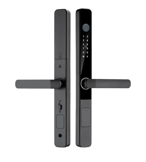 Fechadura Digital S608 Wifi Tuya/Senha/Cartão/ Preto