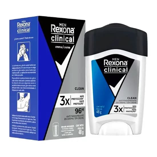 Desodorante Rexona Creme Clinical Masculino 48G