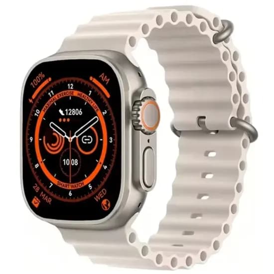 Relogio Smartwatch T900 Ultra 2 / 49MM / com Bluetooth - Branco