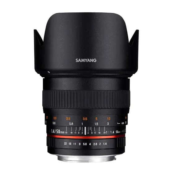 Lente Samyang Panasonic MF 50MM F1.4 MFT FF DSLR