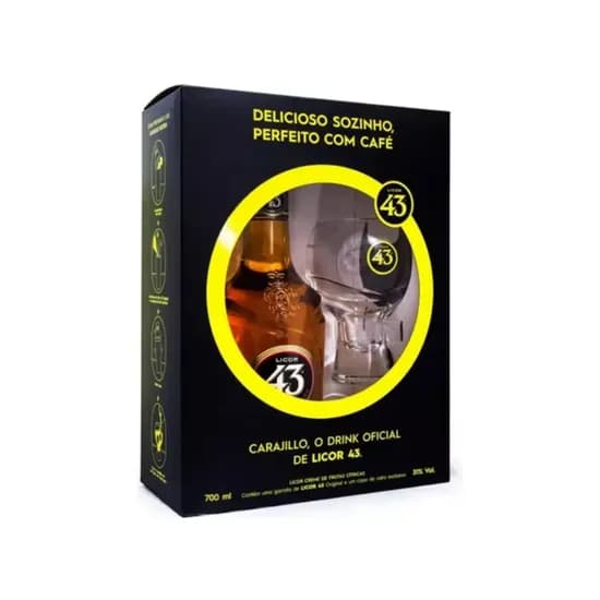 Licor 43 700ML + Taça Licor