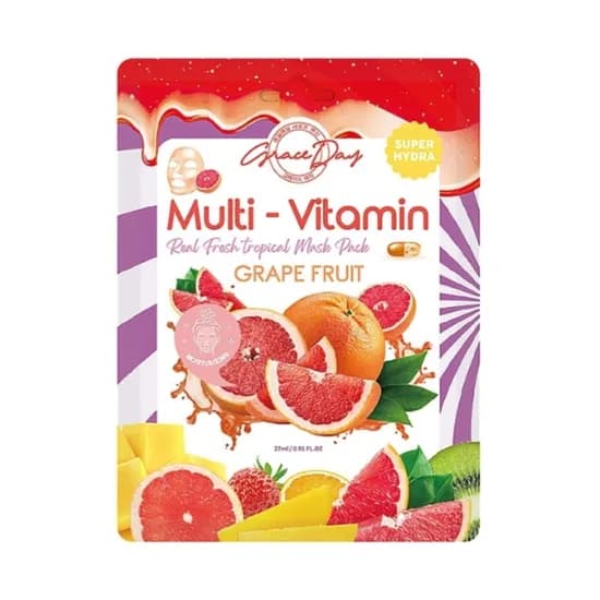 Graceday Multi-Vitamin Grape Fruit Mask Pack 27ML