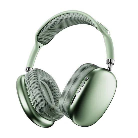 Fone de Ouvido Sem Fio P9 Pro Max com Bluetooth - Verde