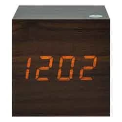 Relógio Despertador de Mesa Satellite AC-T33 - Marrom