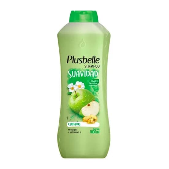 Shampoo Plusbelle Cabelos Macios com Maçã e Vitamina A 1LT