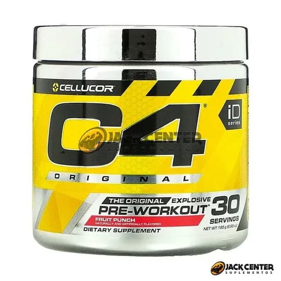 Pré-Treino C4 Original Cellucor Id.s 195G Fruit Punch 30 Servings