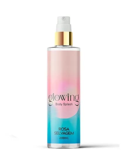 Rosa Salvajem Cosmeticos Glowing Body Splash Desodorante Corporal 200ML Plastico Rosado