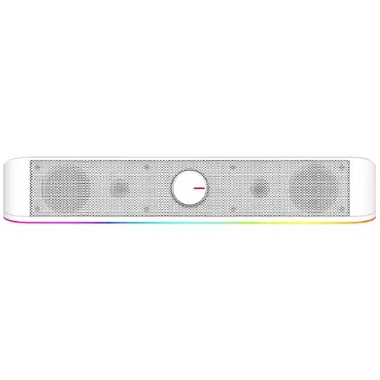 Speaker Redragon GS560W Adiemus 2 de 3 Watts RMS com USB/Mini Jack 3.5 MM - Branco