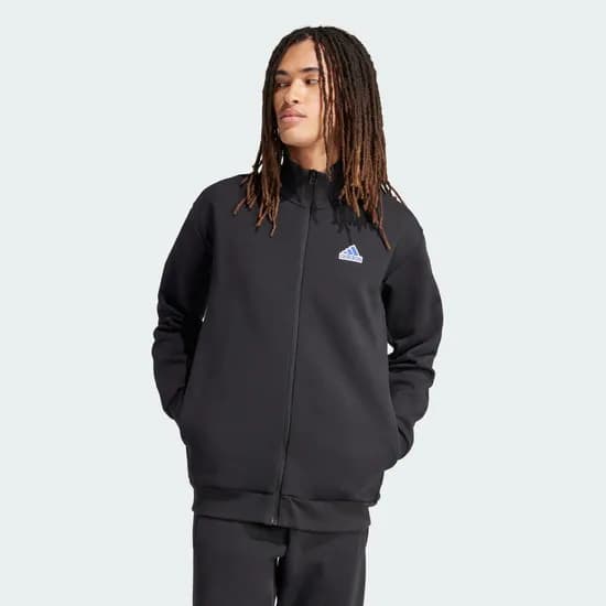 Moleton Adidas Fi Bos Oly Negro Logo