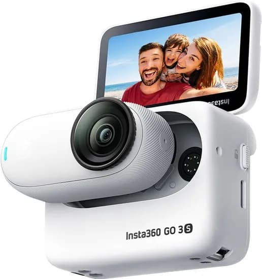 Câmera INSTA360 Go 3S 128GB Cinsaata 4K - Arctic White