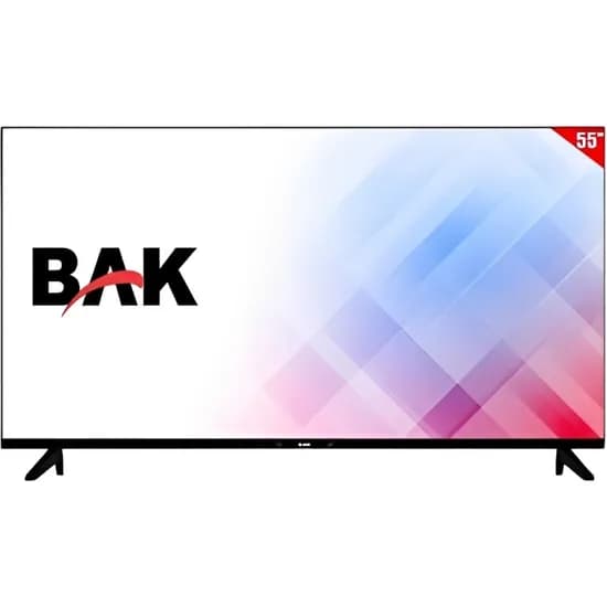 Televisão Smart LED BAK BK-55G 55" 4K Wifi - Preto