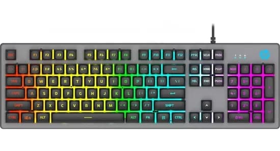 Teclado HP Gamer K500F USB/RGB/Gris Espanol