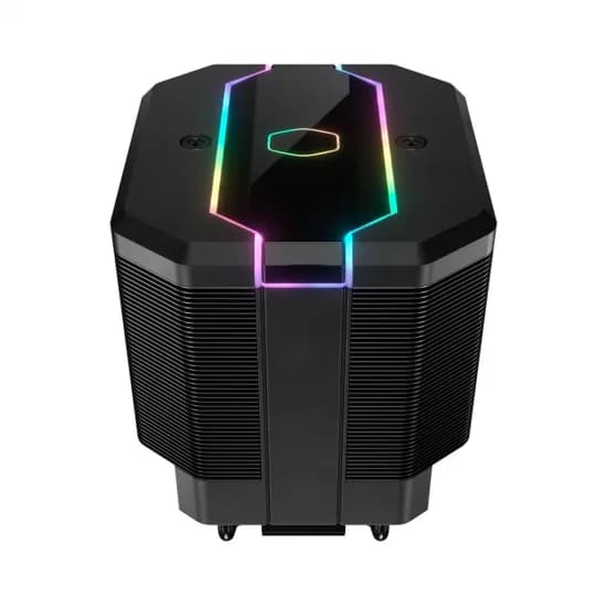 Air Cooler Cpu Cooler Master MA620M, RGB, 120MM, MAM-D6PN-120PA-R1, Intel 115X/ 1200/ 2011(V3)/ 2066, AMD AM2+/ AM3+/ AM4/ AM5/ FM2+/ FM1, Preto