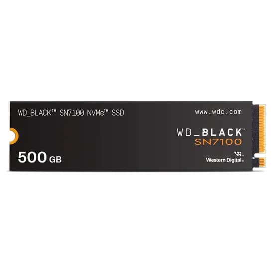 SSD M.2 Western Digital WD Black SN7100 500GB Nvme PCI-Exp GEN4 - WDS500G4X0E