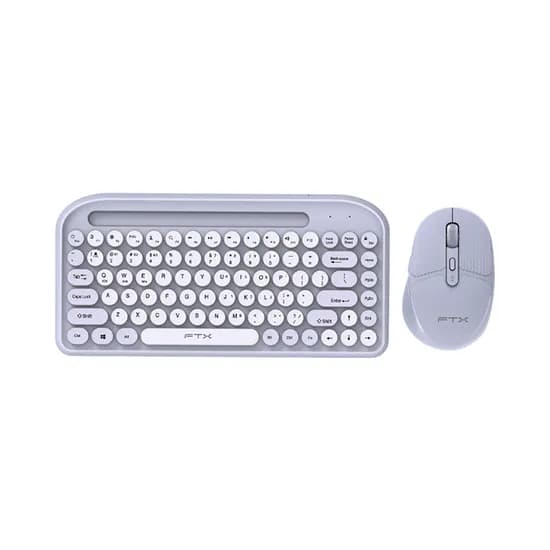 Teclado + Mouse Inalámbrico FTX FTXGK01 Dual-Mode Lila