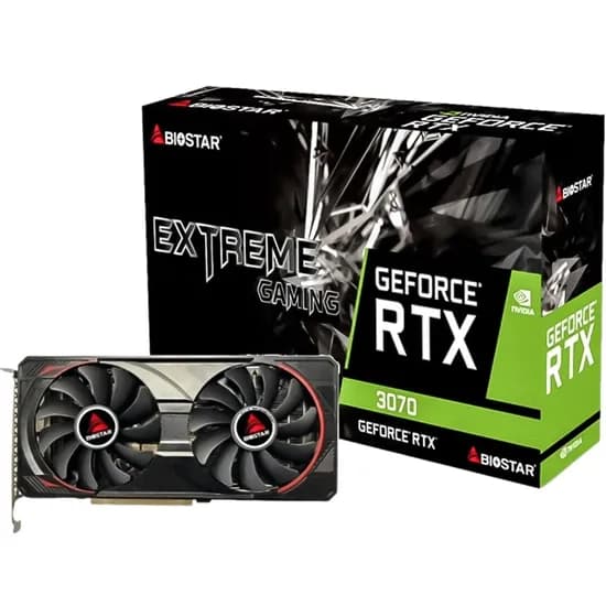 Placa de Vídeo Biostar Extreme RTX3070 8GB GDDR6 VN3716RM82
