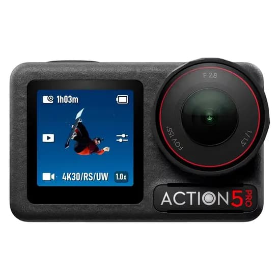 Câmera de Ação Dji Osmo Action 5 Pro Adventure Combo 40MP Wifi - Preto