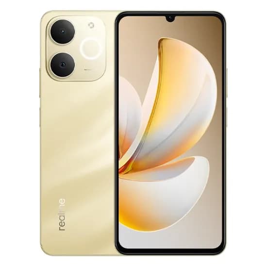 Smartphone Realme Note 70 RMX5313 256GB 8GB Ram DS - Beach Gold Anatel