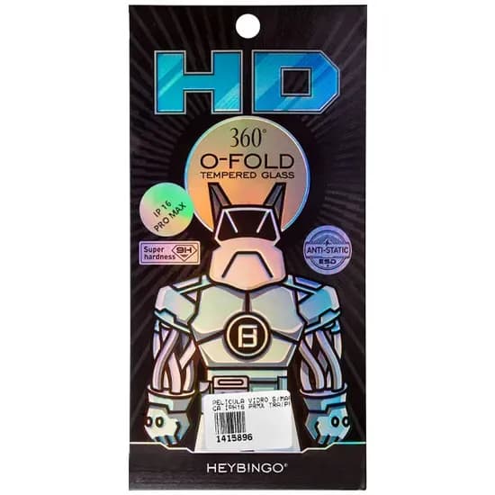 Película para iPhone 16 Pro Max HD O-Fold Tempered Glass
