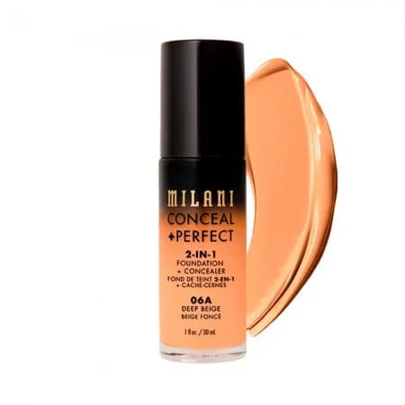 Base Corretivo Milani Conceal + Perfect 2-IN-1 06A Deep Beige 30ML