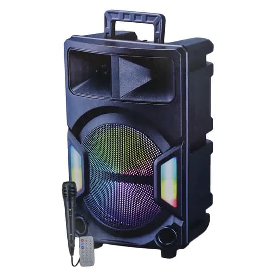 Speaker Party Kandexs YE-1208 - 12" - BLT - Aux - Mic c/ Fio