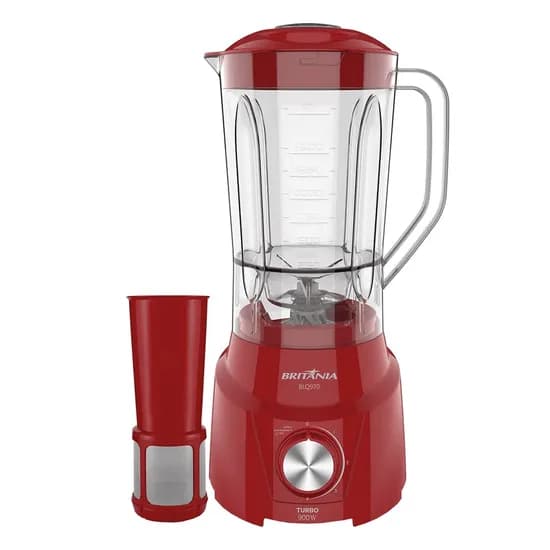Liquidificador Britania BLQ970 Turbo / C/ F / 220V / Vermelho
