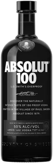 Vodka Absolut 100 Black 1 Litro