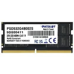 Memória Ram para Notebook Patriot Signature Line DDR5 32GB 4800MHZ - PSD532G48002S