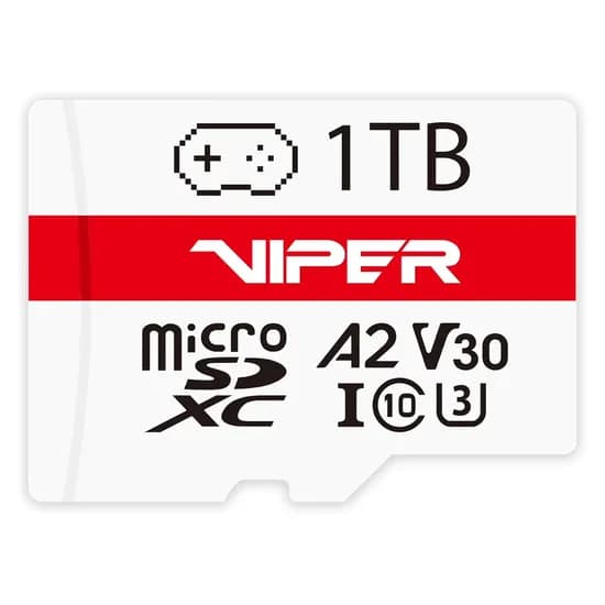 Cartão de Memória Micro SD Patriot Viper Gaming Series 1TB 100MBS - PV1TBGM32MCX