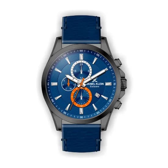 Relógio Analógico Masculino Daniel Klein Exclusive DK.1.12486-4 - Cinza e Azul