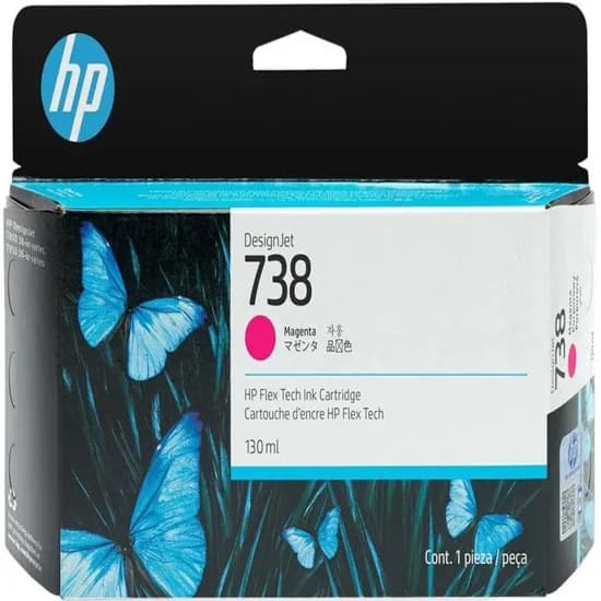 Tinta HP 738 498N6A Magenta 130ML T850
