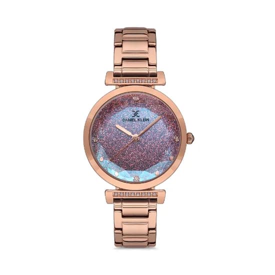 Relógio Analógico Feminino Daniel Klein Premium DK.1.12536-2 - Rosa Ouro