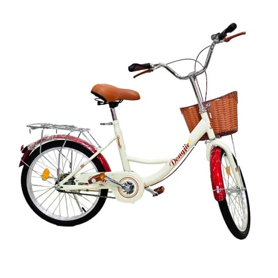 Bicicleta Dongjie Aro 20 Vermelha/Branco
