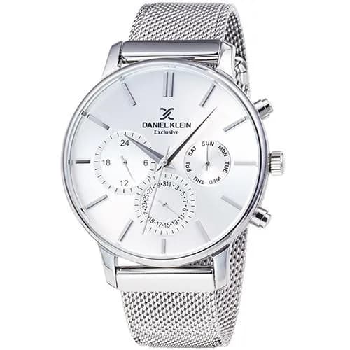 Relógio Analógico Daniel Klein Exclusive DK11857-1 Masculino, Metal - Prata