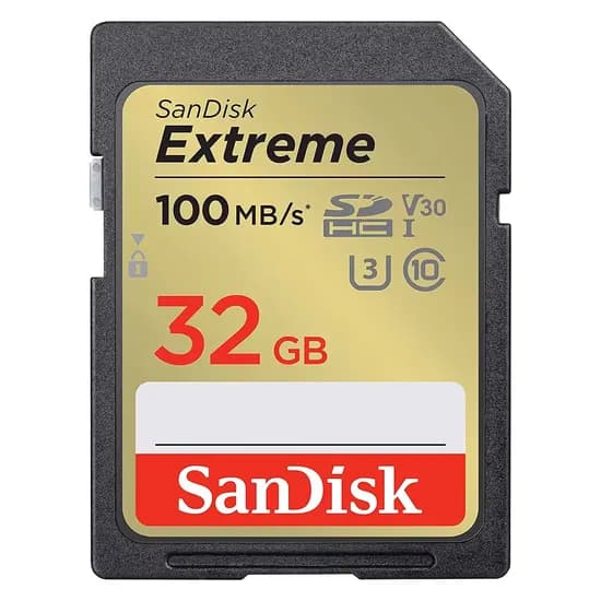 Cartão de Memória Micro SD Sandisk Extreme 32GB 100MBS - SDSDXVT-032G-Gncin
