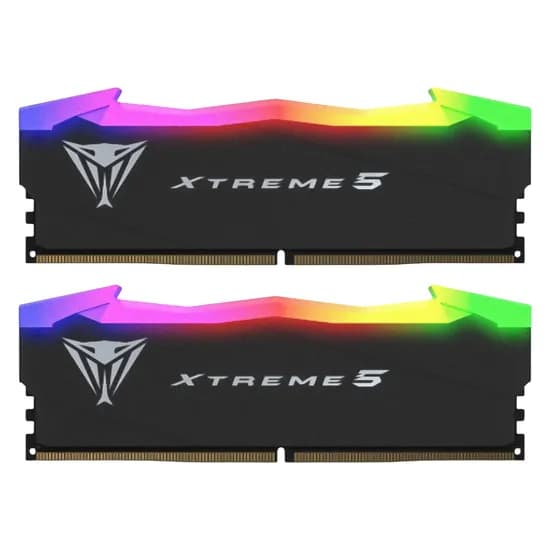 Memória Ram Patriot Viper Xtreme 5 RGB 32GB (2X16GB) DDR5 6400 MHZ - PVXR532G64C32K