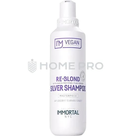 Shampoo Matizador Re-Bond Silver Immortal NYC I’M Vegan - 250ML