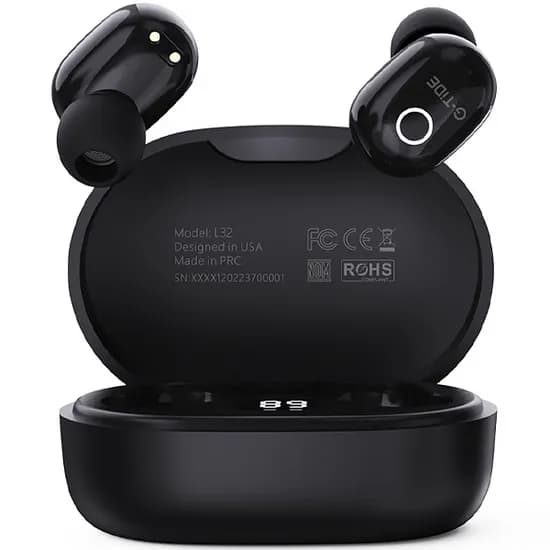 Fone de Ouvido Sem Fio G-Tide L32 com Bluetooth e Microfone - Preto