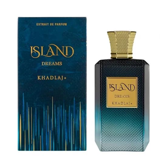 Perfume Khadlaj Island Dreams Extrait de Parfum Unissex 100ML