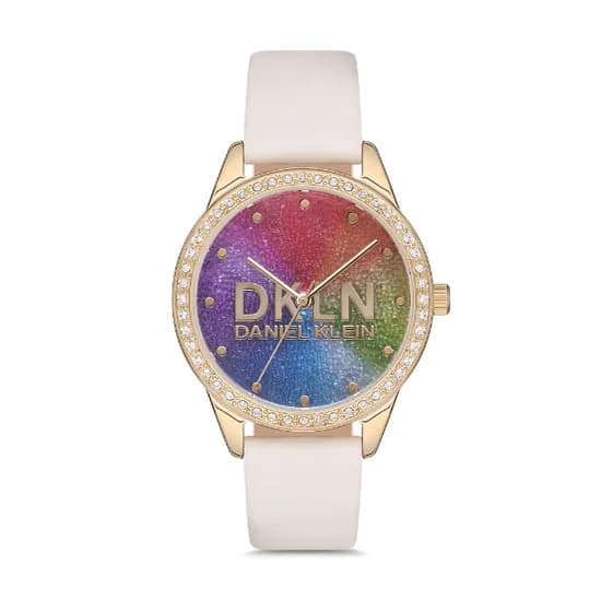 Relógio Analógico Feminino Daniel Klein Premium DK.1.12562-3 - Dourado/Rosa