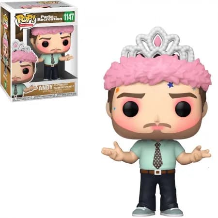 Funko Pop Parks Recreation Andy Princess Rainbow 1147