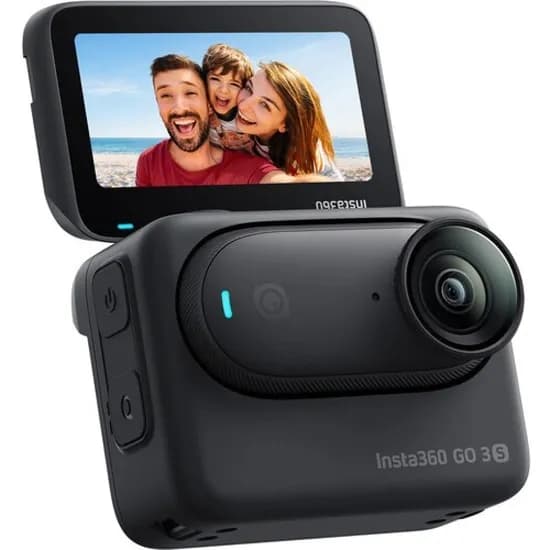 Câmera INSTA360 Go 3S G03S124 Cinsaata Mot.I.Helmet 128G - Midinight Black