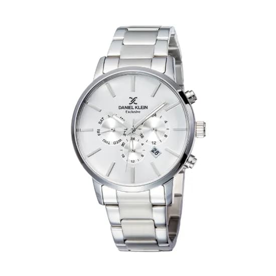 Relógio Analógico Masculino Daniel Klein Exclusive DK11999-1 - Prata