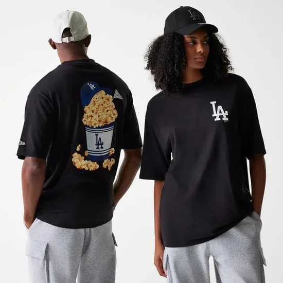 Remera New Era Oversized La Dodgers MLB Food Graph