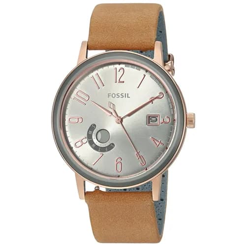 Relógio Analógico Fossil Vintage ES4266 Feminino, Couro - Marrom, Verde