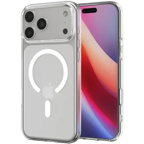 Capa Spigen iPhone 17 Pro Crysta Hybrid ACS09631 - Clear White