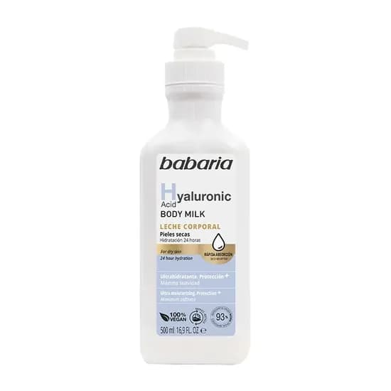 Babaria Hyaluronic Acid+Body Milk P. Secas 500ML