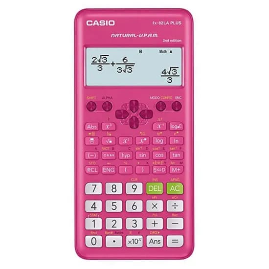 Calculadora Casio FX82LA Plus - Cientifica - Rosa