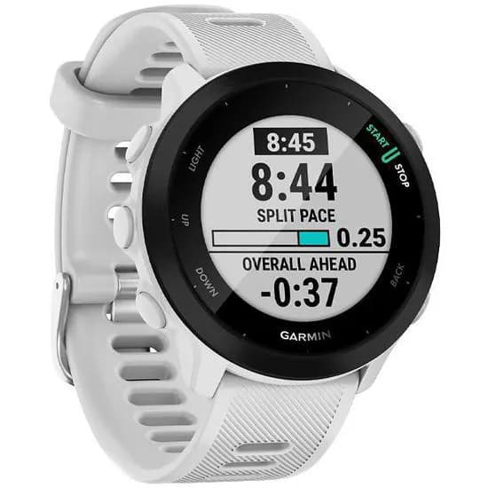 Relogio Garmin Forerunner 55 010-02562 com GPS/Bluetooth - Branco